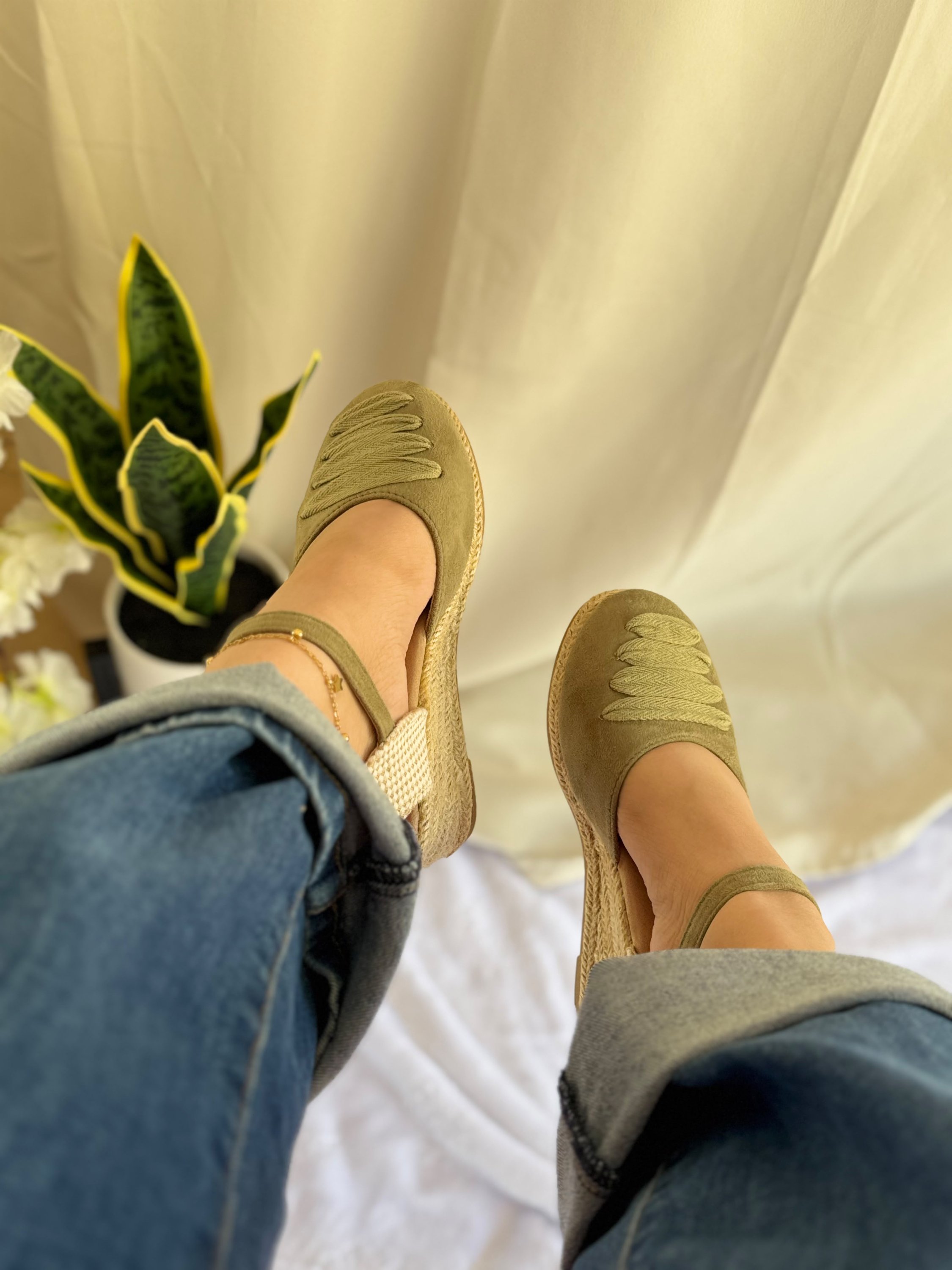 Alpargatas D-4251 VERDE