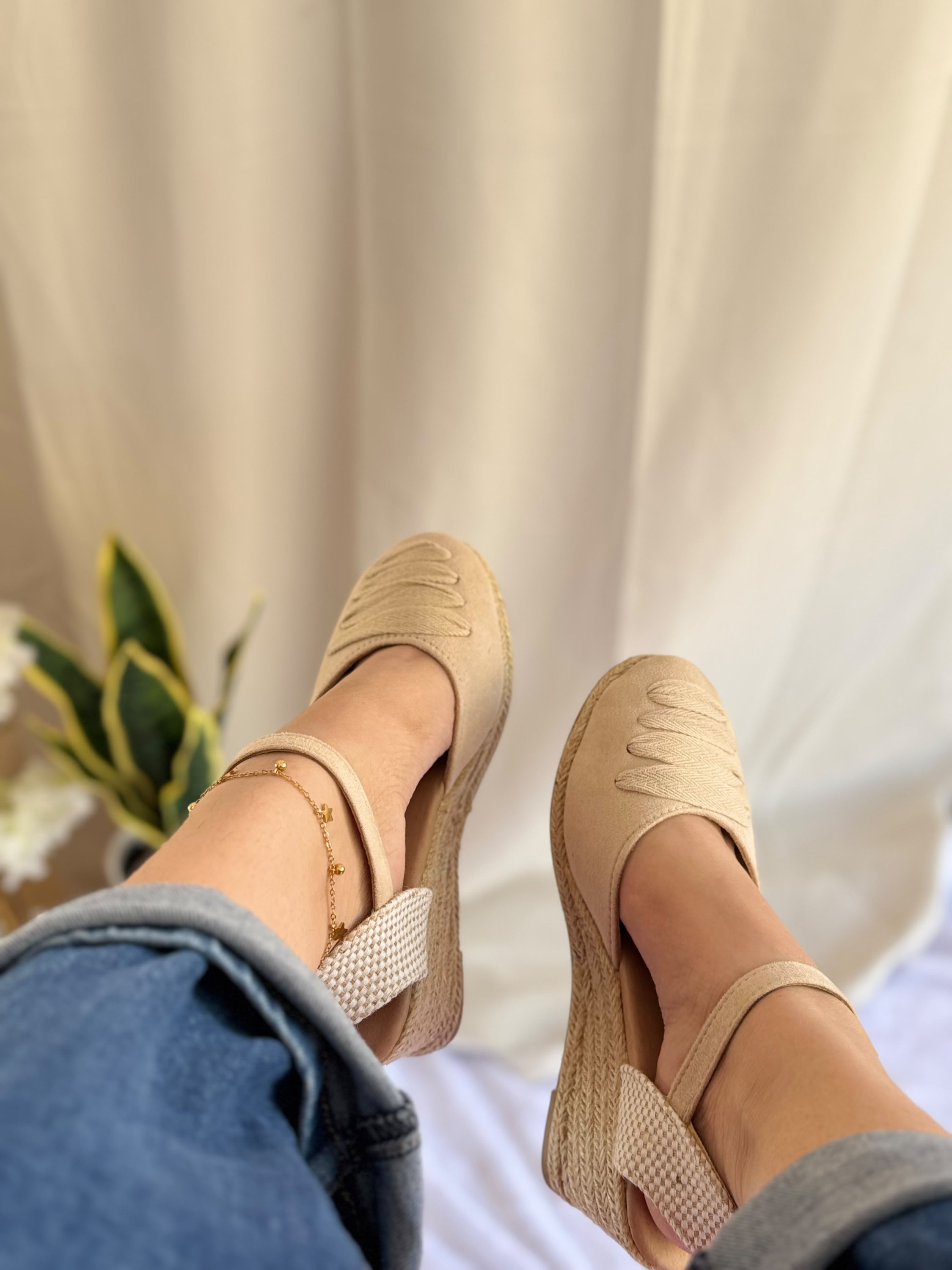Alpargatas D-4251 BEIGE