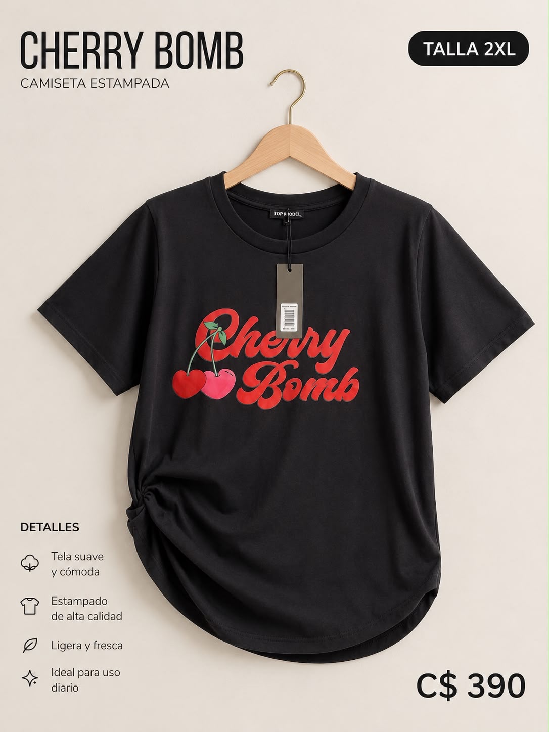 CAMISETA DAMA